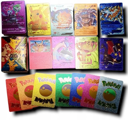  Colorful POKéMON CARDS 55 COLLECTOR CARD MIX