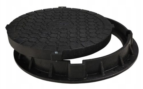  Manhole cover for septic tank B125 (12.5T) Ø600/800 lock