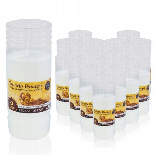 OIL CANDLE INSERTS EXTENDED BURNING TIME UP TO 3 DAYS 48-72 HOURS SAFE