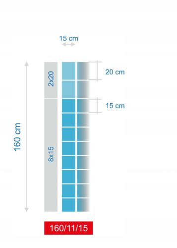 Shade net for fence - FOREST FENCE GRID 160/11/15L 50m + JOCKS