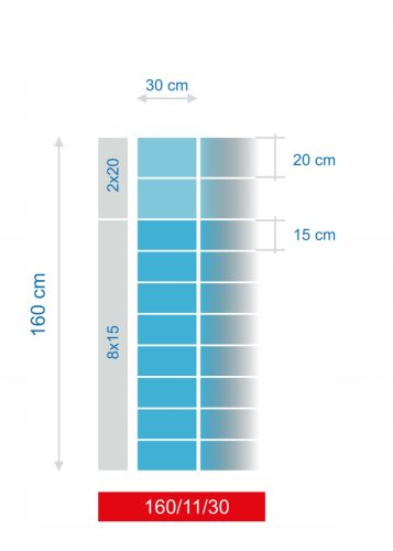 Shade net for fence - FOREST FENCE GRID 160/11/30L 100m + JOCKS