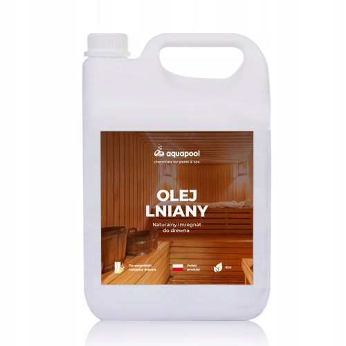 Saunas and accessories Linseed oil for wood impregnation in the Finnish sauna, 5 l