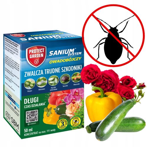  SANIUM INSECTICIDE SYSTEM COMBATS PESTS PROTECTS GARDEN 50ML