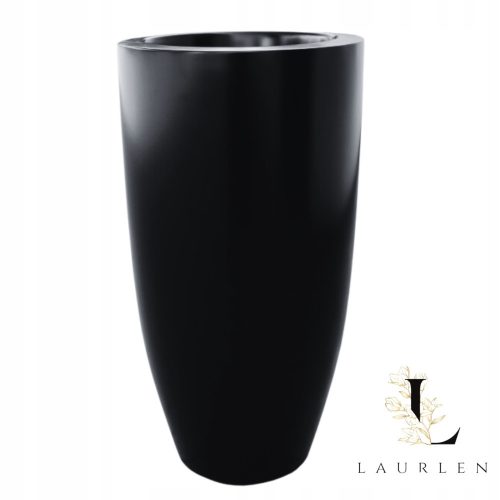 Pots and planters for outdoor and garden use Griebling flowerpot 78 cm x 42 x 78 cm diameter 42 cm fiberglass black