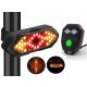  Bicycle rear light. BLINKER, rear for bicycle, USB indicator + remote control