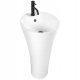 Rea Agnes round pedestal washbasin