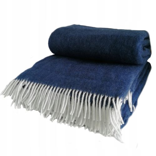 SOFT BLANKET PLUG SLEEVE FOR A Degatex wool blanket 150 cm x 200 cm in shades of blue