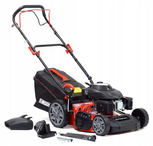 Petrol lawn mower - Hortmasz petrol lawn mower with basket, 161 cm³ capacity. Basket 55 l, cutting width 46 cm