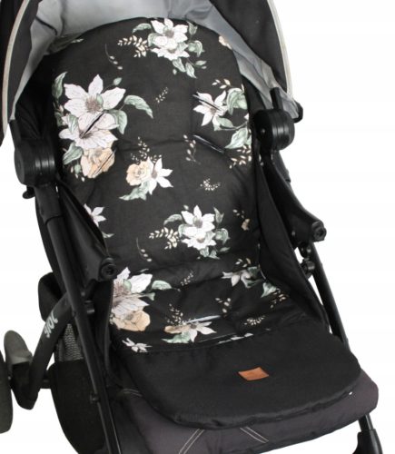  Black stroller insert with waterproof footrest Kimberly S 80