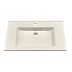 Rectangular Ideal.X washbasin recessed into the worktop