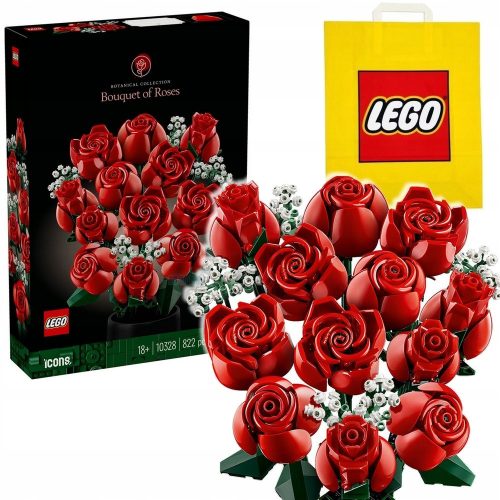  LEGO ICONS 10328 Rose Bouquet + VP Paper Bag LEGO 6315792 Medium