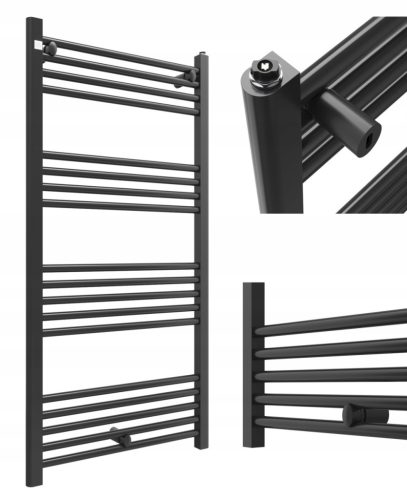 Granitan water bath radiator 551 W 600 x 1200 mm black