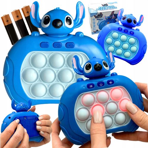  Pop It Żaba console - an electronic game for children. + 3× Multibig AA alkaline battery (R6) 1 pc.