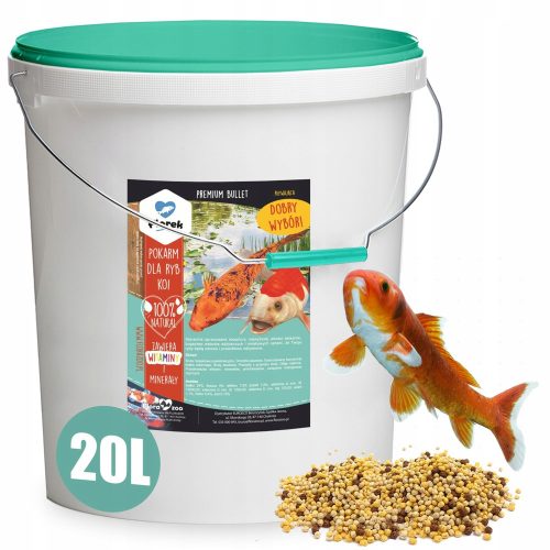  FOOD FOR KOI CARP FISH POND MIX 20L