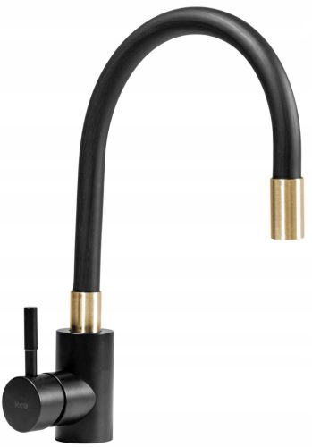 Rea Clever Black Gold floor-standing kitchen faucet