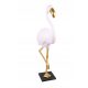  Exclusive flamingo figure on a pink-gold granite base