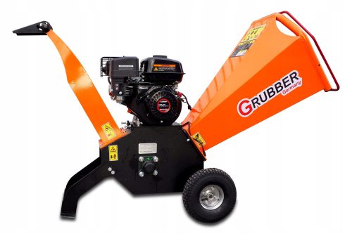 Shredder for branches, wood and bark Gasoline-powered branch shredder GRUBBER