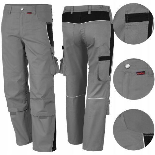 Waist length WORK TROUSERS STRONG AND DURABLE QUALITEX PRO 61938TC SIZE. 54