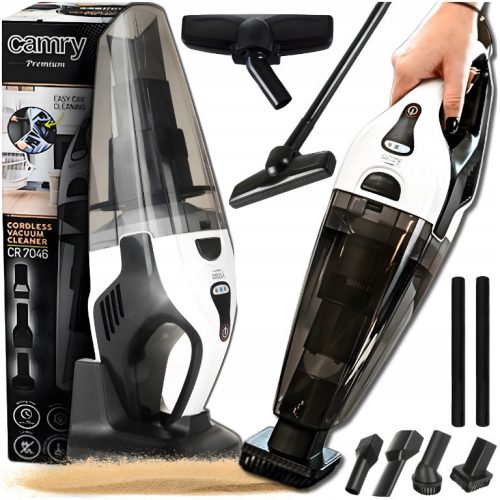  Camry CR 7046 Handheld Vacuum Cleaner Silver/Gray