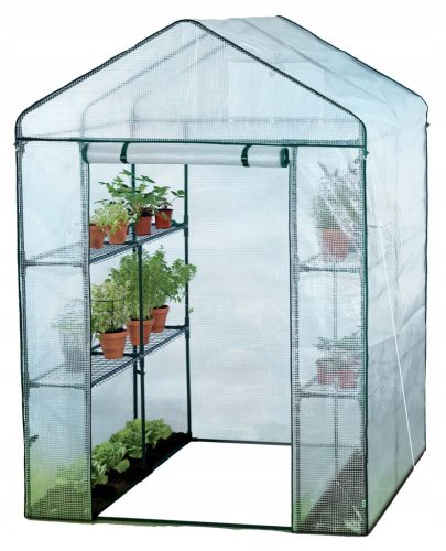 Polytunnel, panneaux en plastique Polytunnel 1 m² 140 x 140 cm blanc