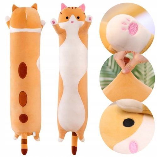  MASCOT PLUSH TOY LONG CAT CUDDLY STEWARD TOY PILLOW THICK NICE