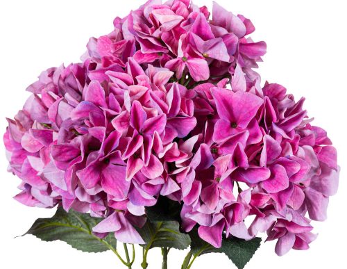 Artificial Flowers and Fruits Pink Hydrangea, VERY LARGE artificial bouquet