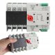 AUTOMATIC DOUBLE CIRCUIT BREAKER ZGQ5-100/4P WITH SILVER CONTACTS