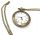  Roman numeral pocket watch, compass - retro style - bronze