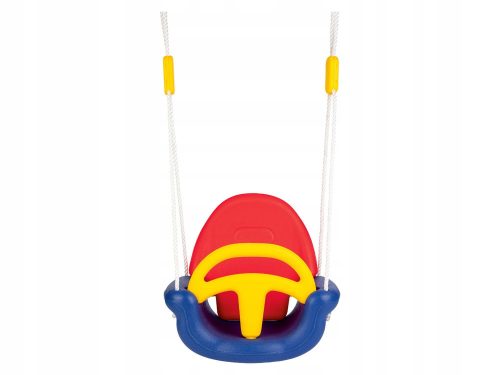 Playful 3-in-1 bucket swing for children