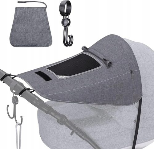  Umbrella for a stroller SAIL CASE FOR STROLLER LARGE GRAY 88 cm gray + box with separate lid 20 cm x 15 cm x 25 cm 1 pc.