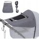  Umbrella for a stroller SAIL CASE FOR STROLLER LARGE GRAY 88 cm gray + box with separate lid 20 cm x 15 cm x 25 cm 1 pc.