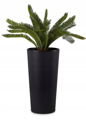  HowHomely flowerpot 57 cm x 29.5 x 57 cm diameter 30 cm plastic black