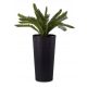  HowHomely flowerpot 57 cm x 29.5 x 57 cm diameter 30 cm plastic black