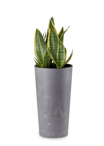  Flowerpot 46.6 x 25.5 cm, gray plastic