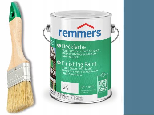 Peinture pour bois très opaque Remmers Frisian Blue 2,5 l