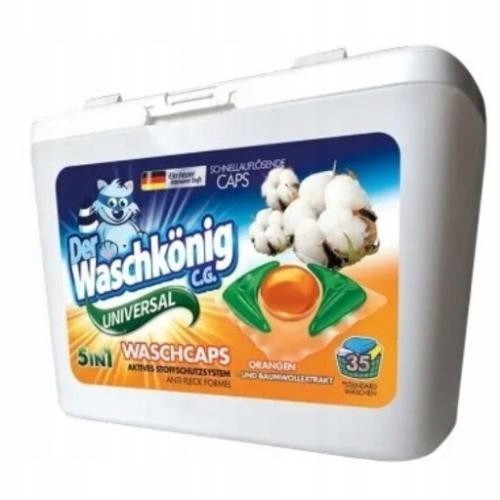  Der Waschkönig Universal Laundry capsules 35 pcs