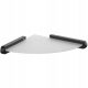  FUTURA BLACK BISCUIT BATHROOM CORNER SHELF