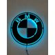 Images au mur Logo BMW Image LED en bois LAMPE DE NUIT