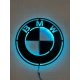 Images au mur Logo BMW Image LED en bois LAMPE DE NUIT