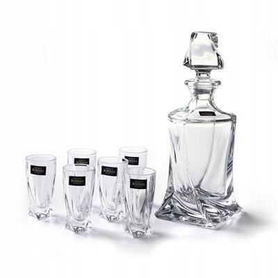 Jugs, carafes and milk jugs Bohemia Quadro Crystalite Set 0.5 l