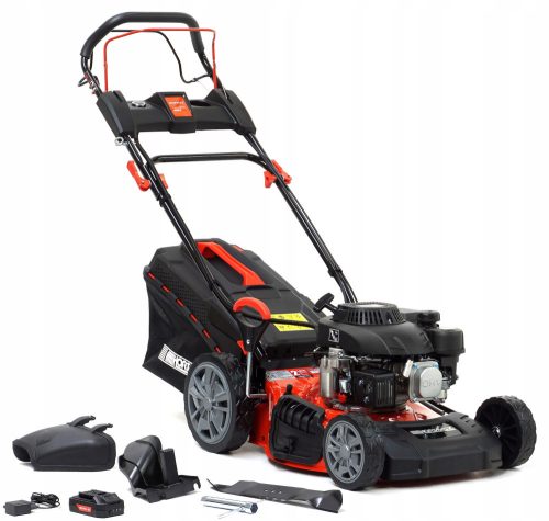  Hortmasz petrol lawn mower with 150 cm³ capacity, basket 55 l, cutting width 46 cm