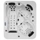 Whirlpool, Garden Whirlpool Rigid rectangular hydromassage pool MAZUR 1200 l