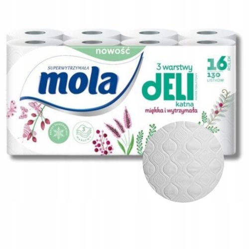 Mola unscented toilet paper 16 pcs.