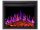 Built-in fireplace with heating function, electric ArtiFlame black 1800 W 61.2 x 50 x 19 cm