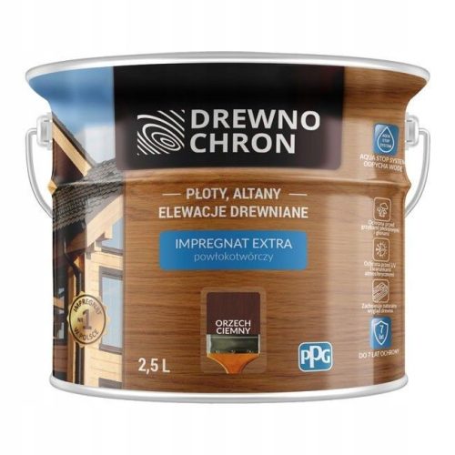  Wood impregnation Drewnochron 364418 dark walnut 2.5 l