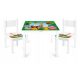  Leomark Yeti 244159B white table and chair set