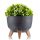  Flowerpot 15 x 24.3 cm, black plastic