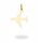  Gold airplane pendant PR. 585
