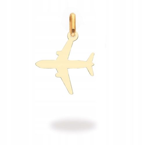  Gold airplane pendant PR. 585