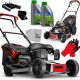  Venom petrol lawn mower with basket, 202 cm³ capacity. Basket 62 l, cutting width 51 cm